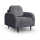 Poltrona imbottita CLOUDY grigio