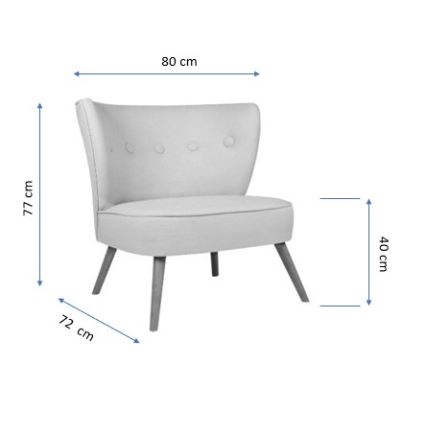 Poltrona JENI blu