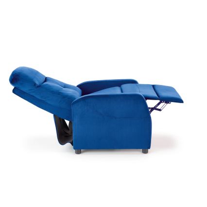 Poltrona reclinabile FELIPE blu