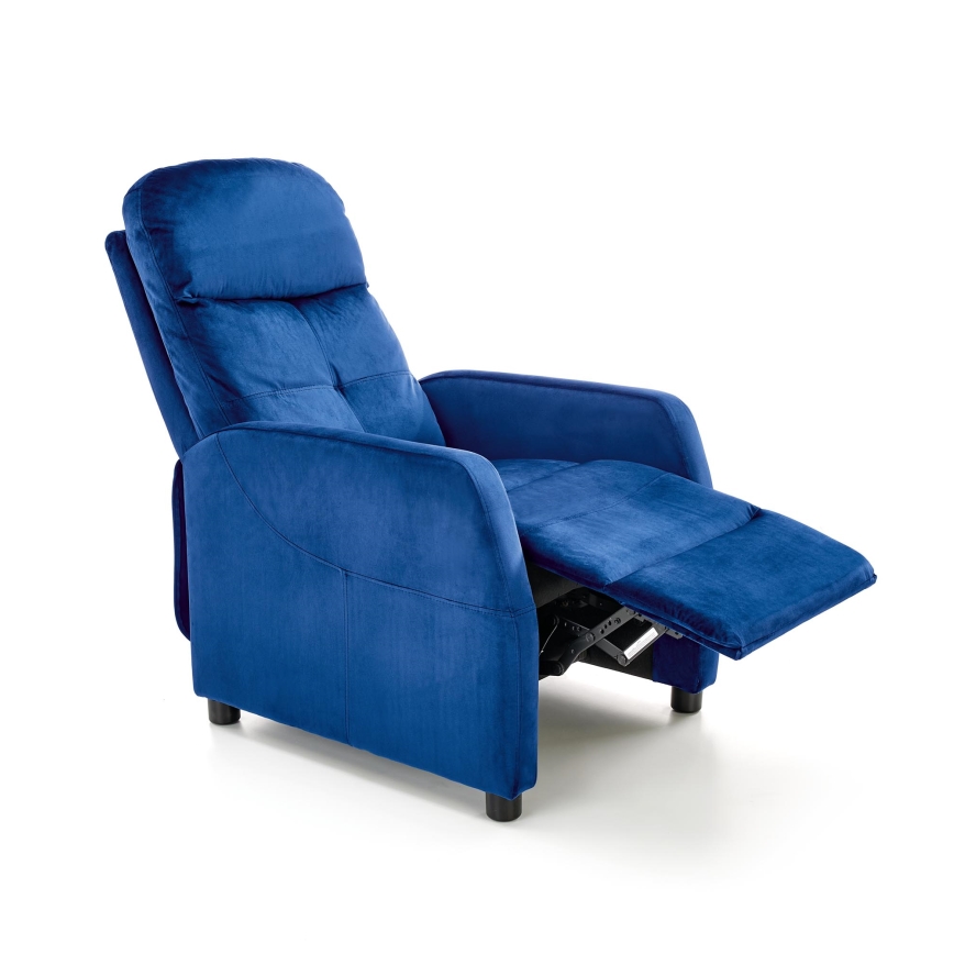 Poltrona reclinabile FELIPE blu