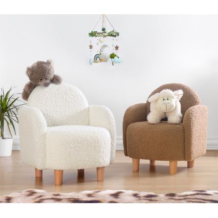 Poltroncina per bambini DORY bianca