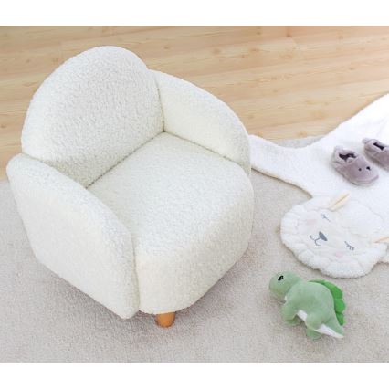 Poltroncina per bambini DORY bianca