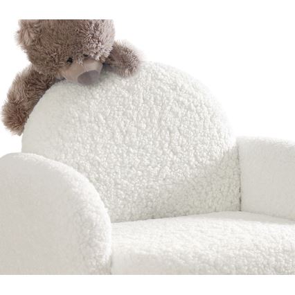 Poltroncina per bambini DORY bianca