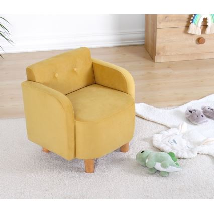 Poltroncina per bambini DORY gialla