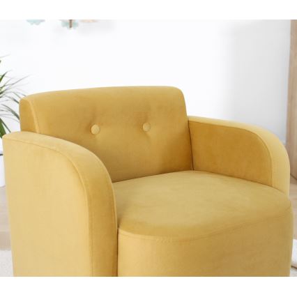 Poltroncina per bambini DORY gialla