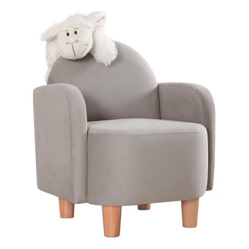 Poltroncina per bambini DORY grigia