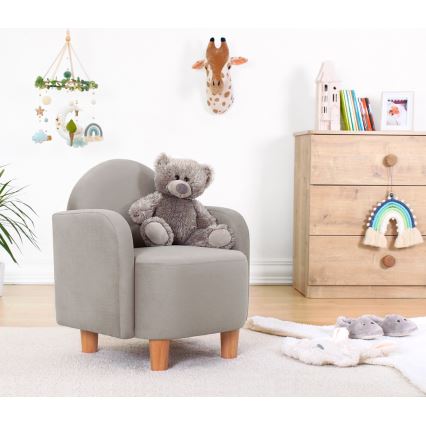 Poltroncina per bambini DORY grigia