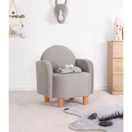 Poltroncina per bambini DORY grigia