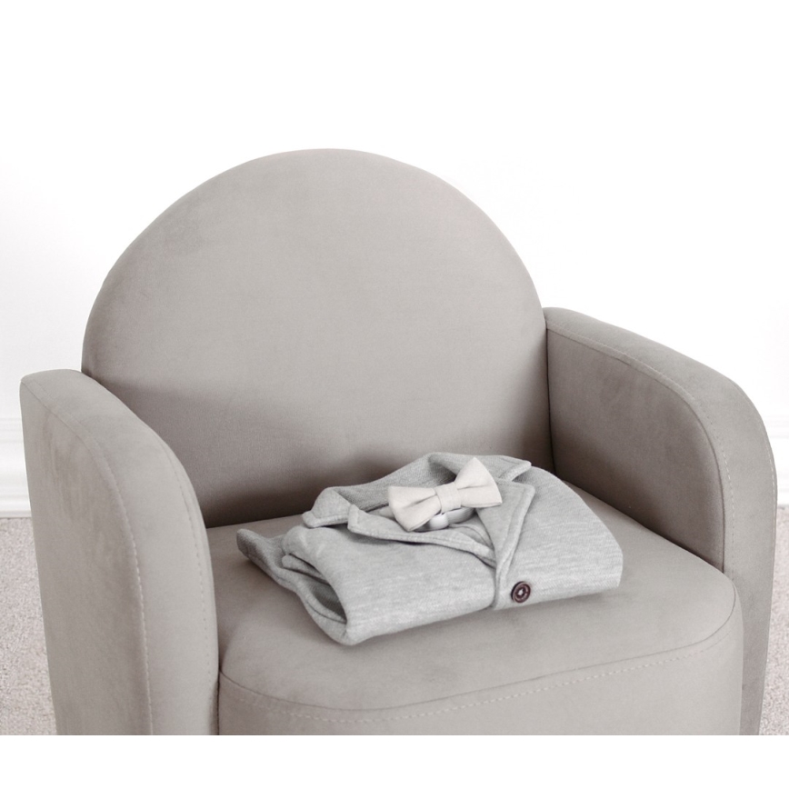 Poltroncina per bambini DORY grigia