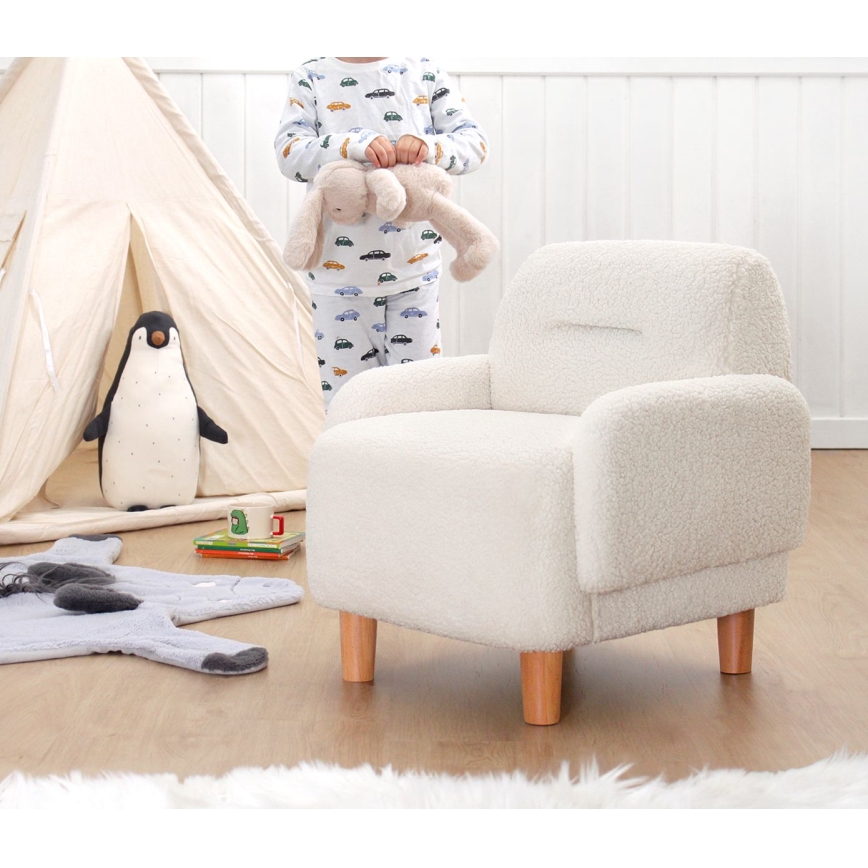 Poltroncina per bambini LORY bianca