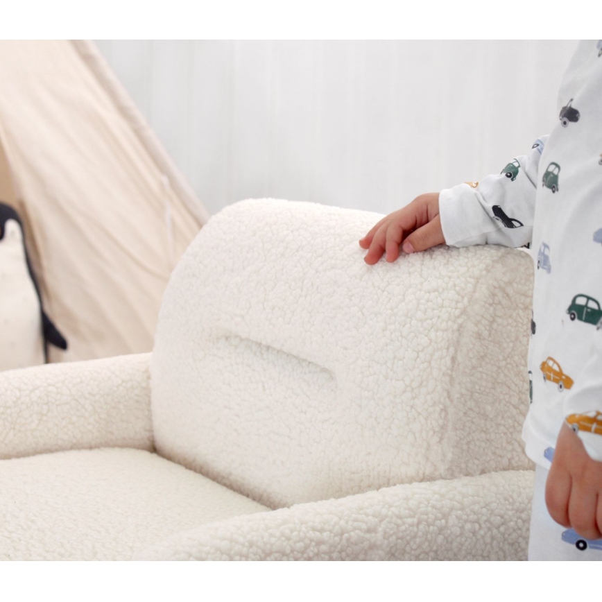 Poltroncina per bambini LORY bianca