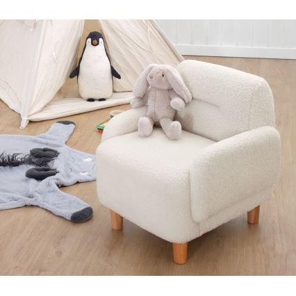 Poltroncina per bambini LORY bianca