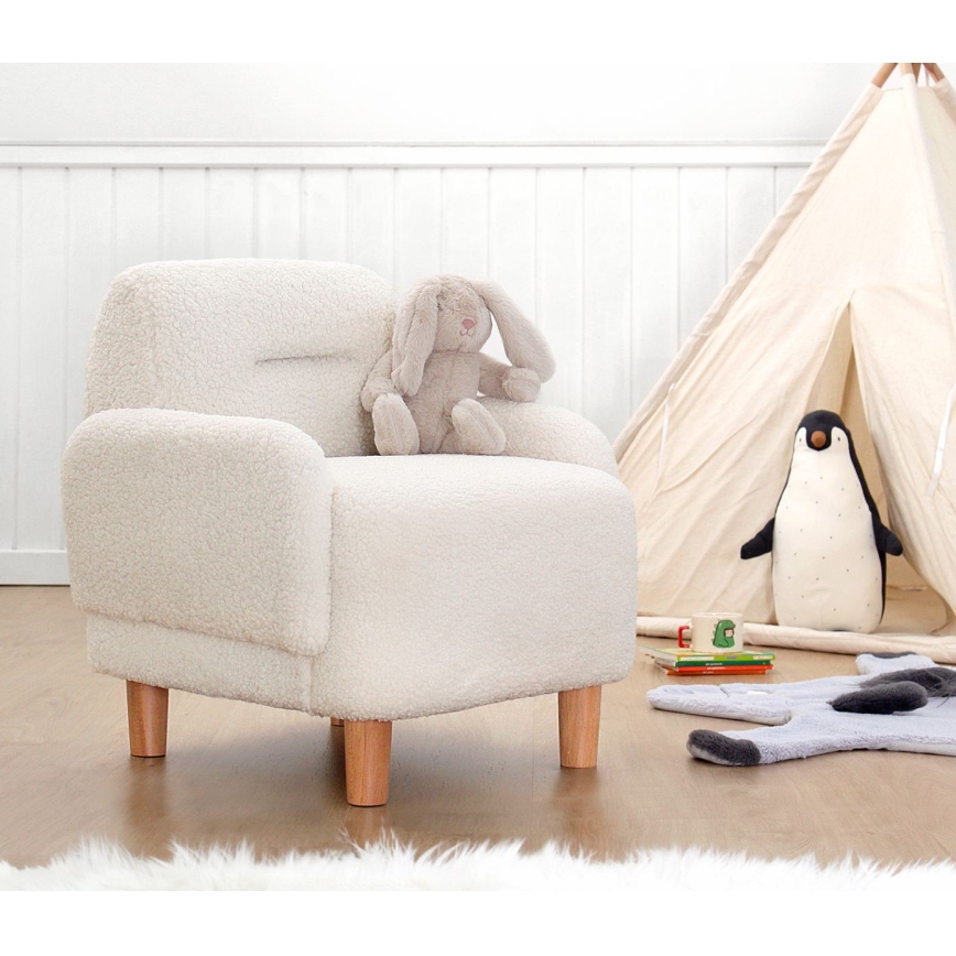 Poltroncina per bambini LORY bianca