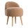Poltroncina per bambini MIKI, diametro 46 cm, marrone
