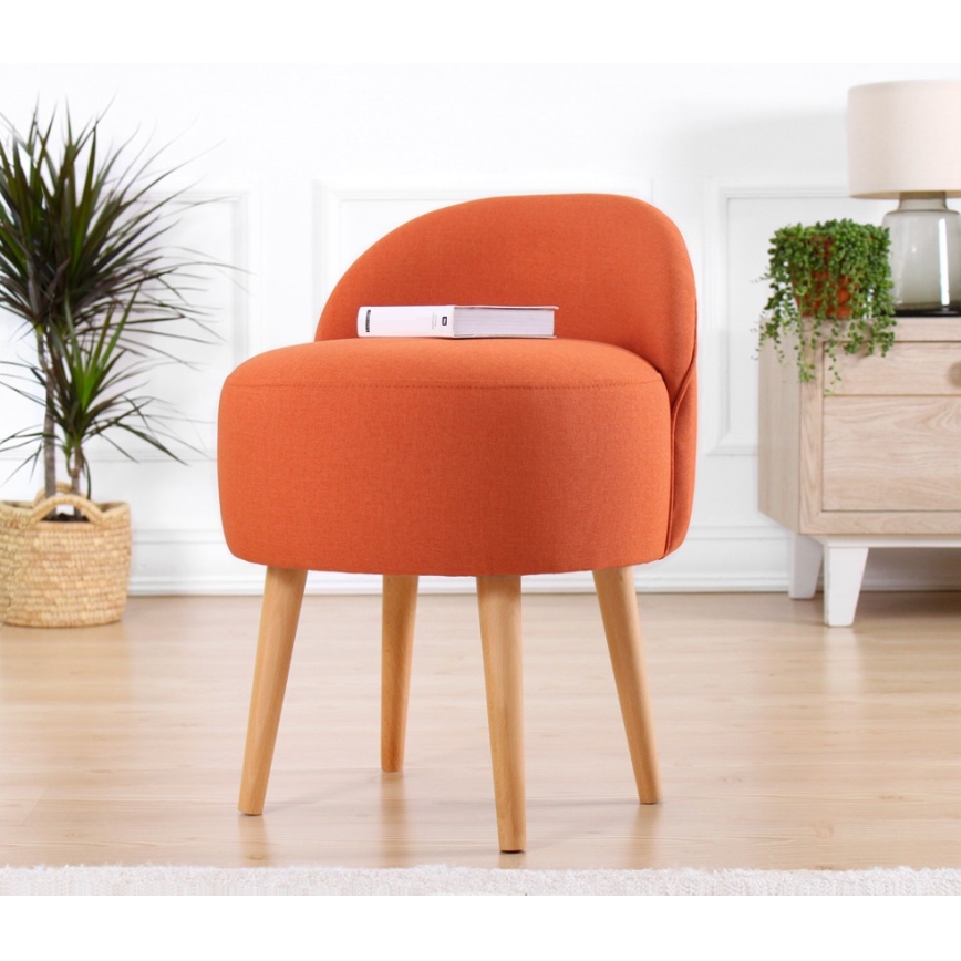 Poltroncina per bambini NIKI, diametro 46 cm, arancione