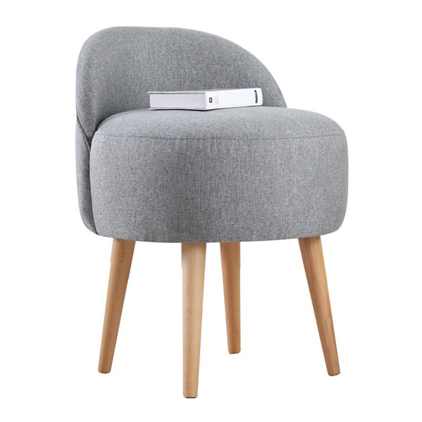 Poltroncina per bambini NIKI Ø 46 cm grigia
