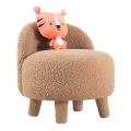 Poltroncina per bambini PIXI Ø 46 cm marrone