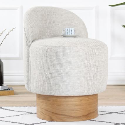 Poltroncina per bambini RIKI 40x47 cm grigio chiaro