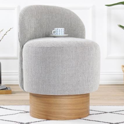 Poltroncina per bambini RIKI 40x47 cm grigio