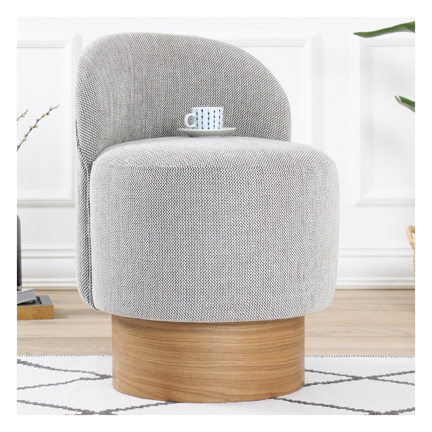 Poltroncina per bambini RIKI 40x47 cm grigio