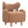Poltroncina per bambini TOBI marrone