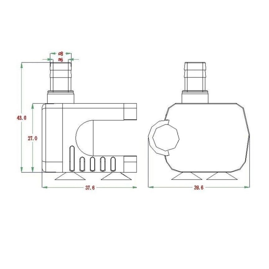 Pompa 5-12 V, 200 l/h