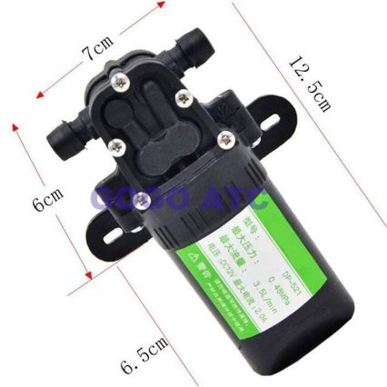 Pompa a membrana autoadescante 12 V, 3,5 l/min