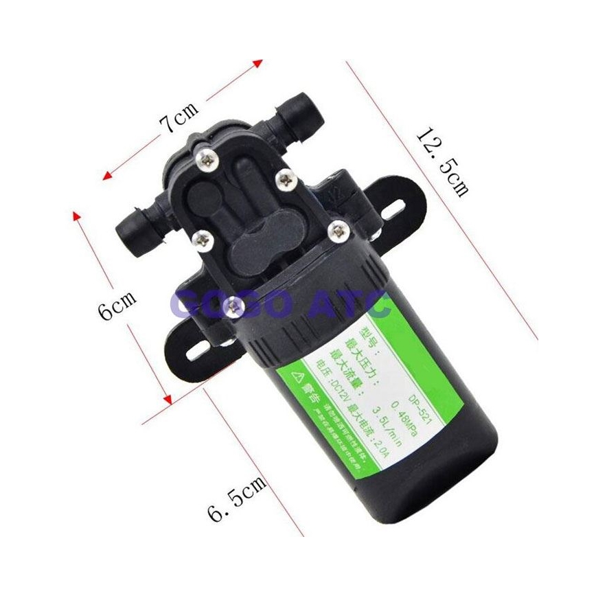Pompa a membrana autoadescante 12 V, 3,5 l/min