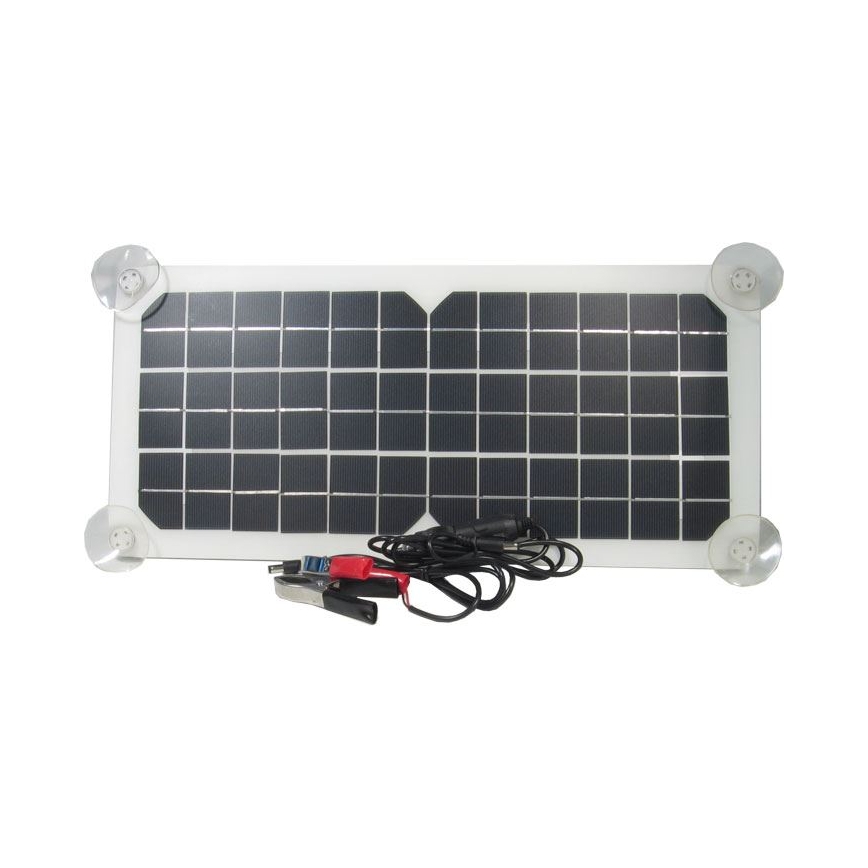 Pompa solare con pannello fotovoltaico e alimentazione USB, portata 900 l/h, 20 W