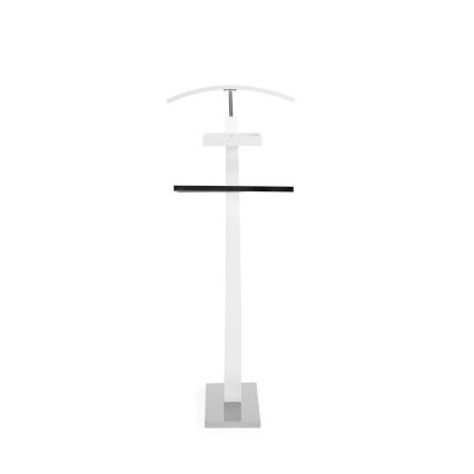Porta abiti 117x32 cm bianco