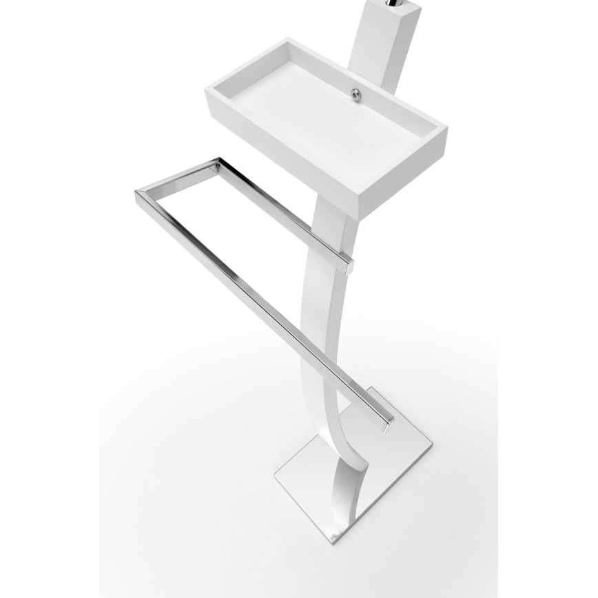 Porta abiti 117x32 cm bianco