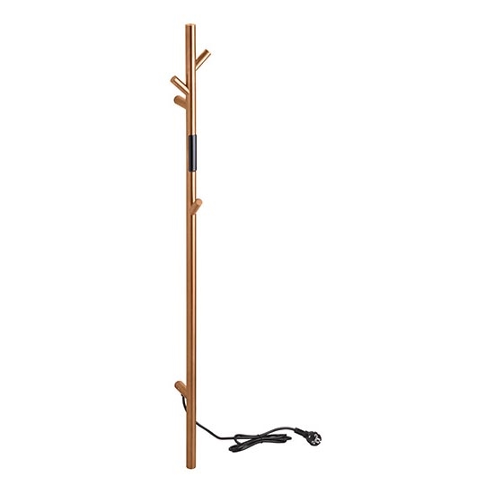 Porta asciugamani 10,3x118 cm in acciaio inox/ramato