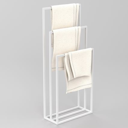 Porta asciugamani 105x45 cm bianco