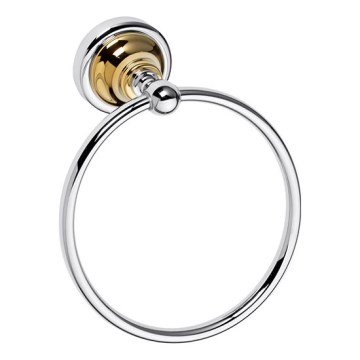 Porta asciugamani 16x19 cm argento/oro