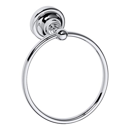 Porta asciugamani 16x19 cm, finitura argento