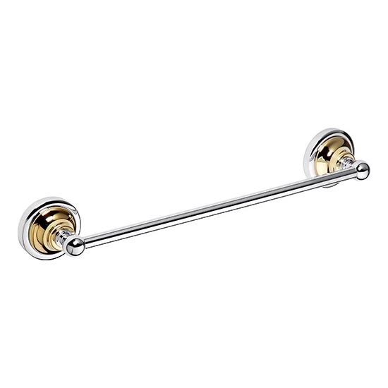 Porta asciugamani 36,5x6,5 cm argento/oro
