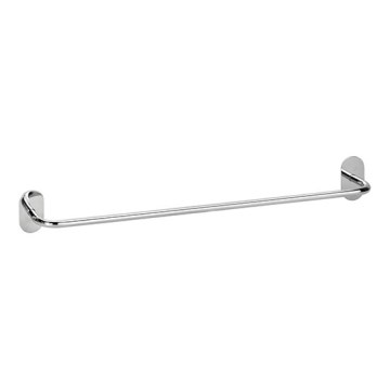Porta asciugamani 64,5 x 7,2 cm in acciaio inox/finitura argento