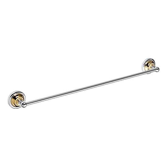 Porta asciugamani 66,5x6,5 cm argento/oro