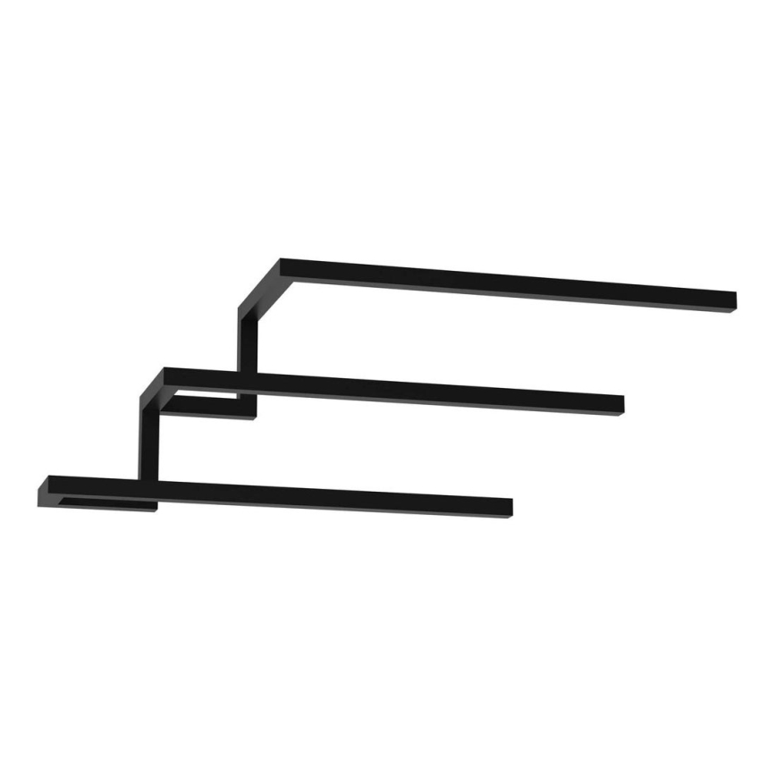 Porta asciugamani da parete 19x58 cm nero