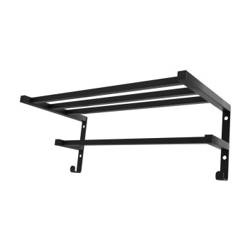 Porta asciugamani per termosifone da bagno HF SHEFFIELD 52x25,6 cm nero