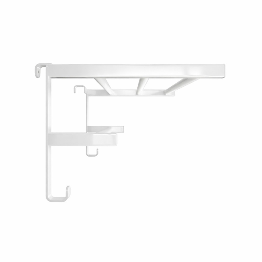 Porta asciugamani per termosifone da bagno HF SHEFFIELD 52x28,4 cm bianca