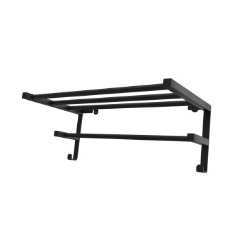 Porta asciugamani per termosifone da bagno HF SHEFFIELD 52x28,4 cm nero