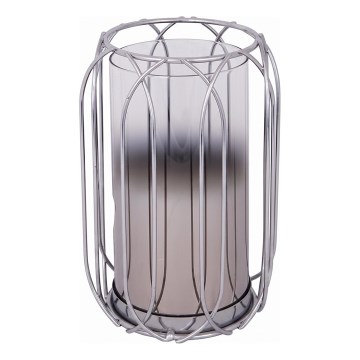 Portacandela 19,5x13,5 cm argento