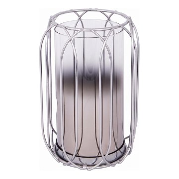 Portacandela 26x19 cm, argento