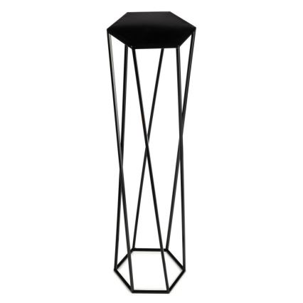 Portafiori 100x24 cm nero
