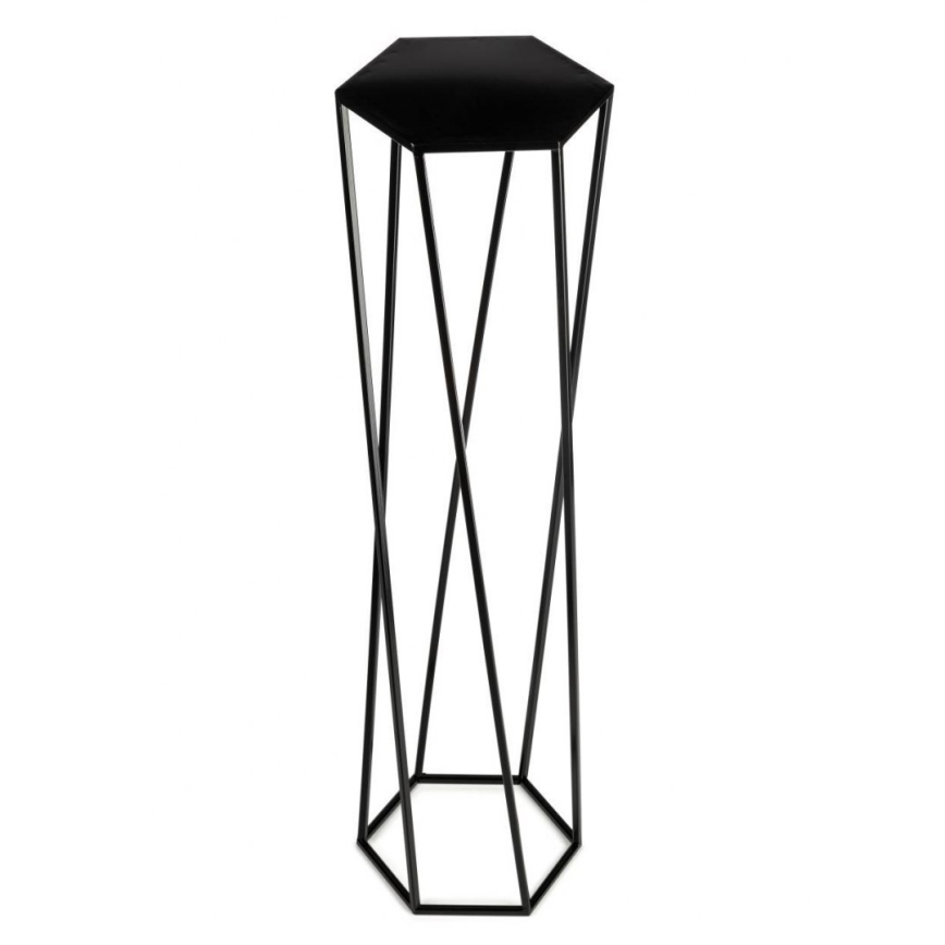 Portafiori 100x24 cm nero