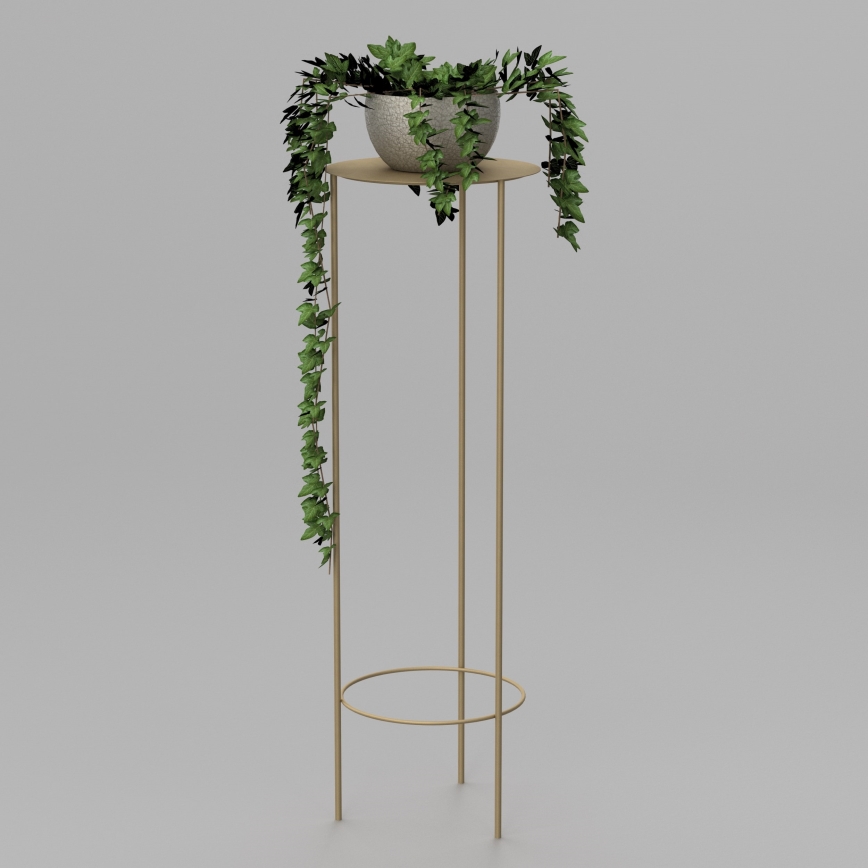 Portafiori 100x32 cm oro