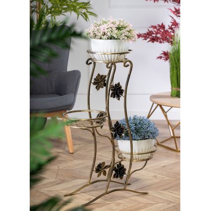 Portafiori 100x70 cm oro