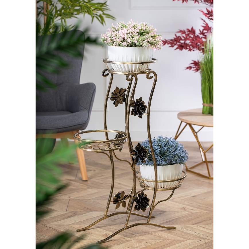Portafiori 100x70 cm oro