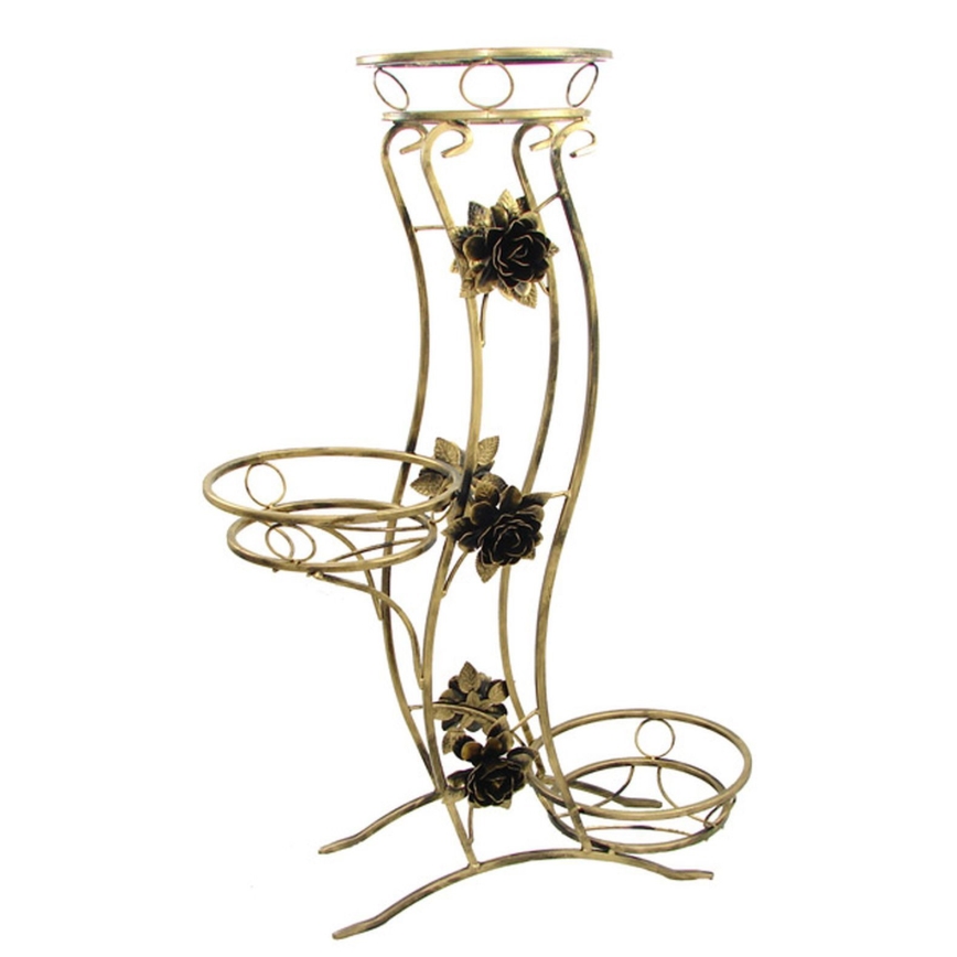Portafiori 100x70 cm oro